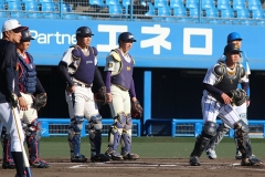 シートノックで強肩を披露した侍ジャパン大学代表候補合宿参加捕手6名